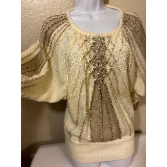 Vtg Angenie 80's Holiday Sweater Set, Skirt, Sweater Women’s Small - Picture 4 of 9